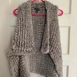 Faux fur vest